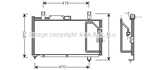 AVA QUALITY COOLING Конденсатор, кондиционер SZ5067